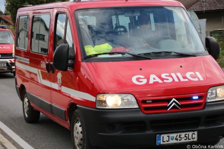 Gasilke in gasilci Prostovoljnega gasilskega društva Kamniška Bistrica bogatejši za novo vozilo in motorno črpalko (40)
